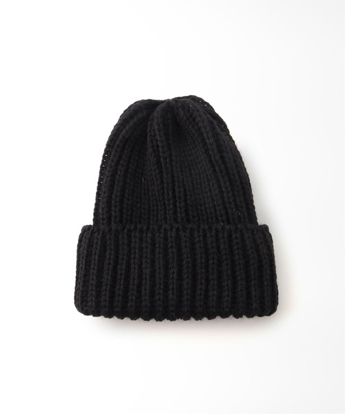 Spick & Span(スピックアンドスパン)の「【CLIPPER CASUALS】 Bob cap ニットキャップ(ニットキャップ/ビーニー・レディース・ブラック/チャコールグレー/ホワイト・FREE)」の4枚目の写真