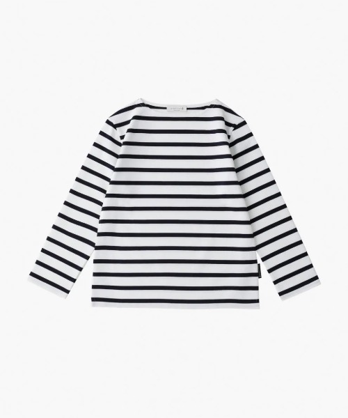 Mackintosh(マッキントッシュ)の「BARRHILL BOAT NECK REGULAR FIT T-SHIRT(Tシャツ/カットソー・レディース・ホワイト×ブルー/ホワイト×ネイビー・L)」の2枚目の写真