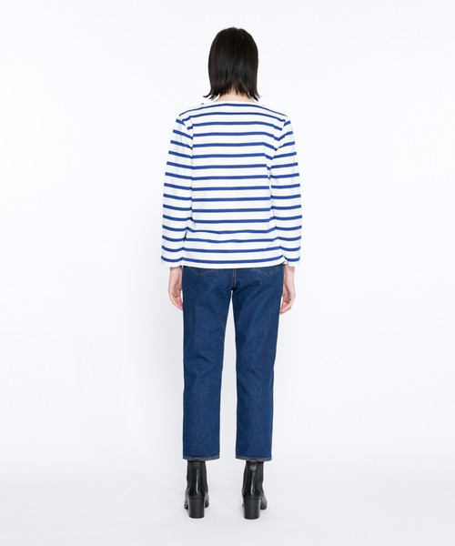 Mackintosh(マッキントッシュ)の「BARRHILL BOAT NECK REGULAR FIT T-SHIRT(Tシャツ/カットソー・レディース・ホワイト×ブルー/ホワイト×ネイビー・L)」の13枚目の写真