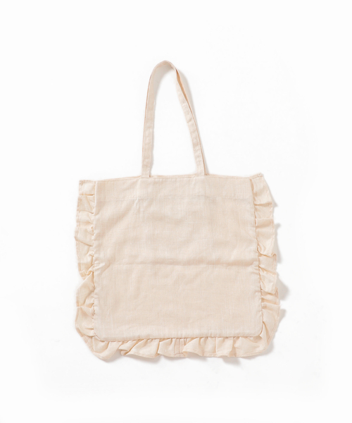 セール】SLOBE IENA フリルトートバッグ◇（トートバッグ
