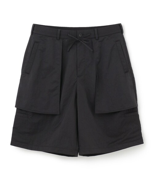 JOSEPH STUDIO（ジョゼフストゥディオ）の「ナイロンサージ　ショートパンツ（その他パンツ・メンズ・グリーン系/ブラック系・6/8）」の3枚目の写真