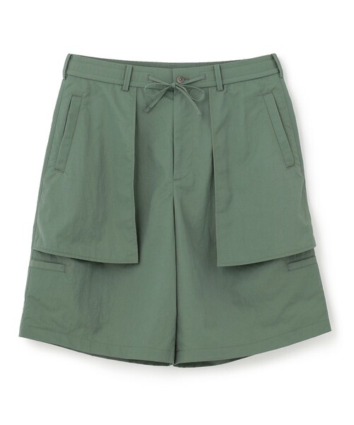 JOSEPH STUDIO（ジョゼフストゥディオ）の「ナイロンサージ　ショートパンツ（その他パンツ・メンズ・グリーン系/ブラック系・6/8）」の5枚目の写真