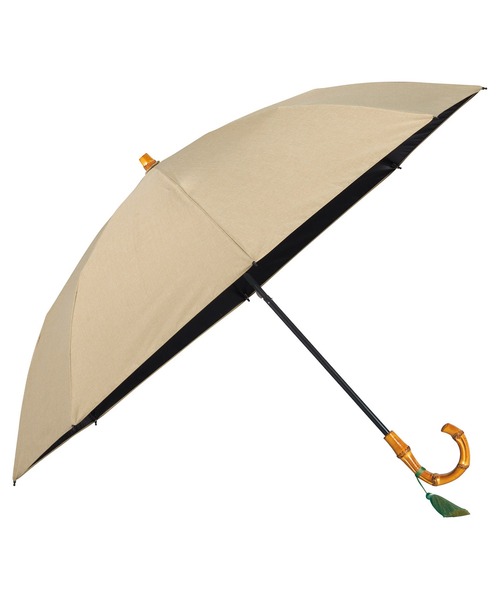 UVO（ウーボ）の「★完全遮光100% 最強の日傘「UVO（ウーボ）」 2段折りたたみ 無地タッセル ミニ Wpc.（折りたたみ傘・レディース・パープル/ブラック/ブルーグレー/ベージュ/オフホワイト/ピンク/ラベンダー/グレー/サンドベージュ/サックスブルー・FREE）」の14枚目の写真