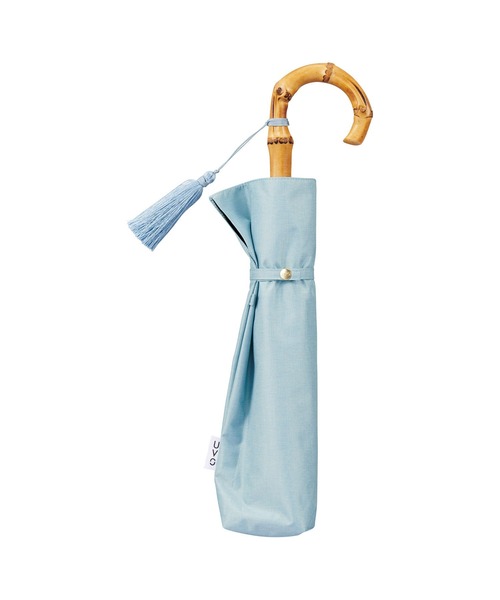 UVO（ウーボ）の「★完全遮光100% 最強の日傘「UVO（ウーボ）」 2段折りたたみ 無地タッセル ミニ Wpc.（折りたたみ傘・レディース・パープル/ブラック/ブルーグレー/ベージュ/オフホワイト/ピンク/ラベンダー/グレー/サンドベージュ/サックスブルー・FREE）」の22枚目の写真