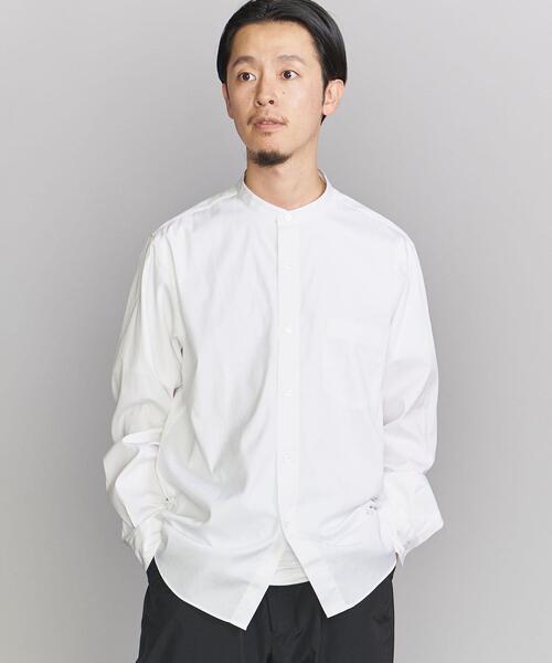 ユナイテッドアローズ TOKYO 定価2万 上質バンドカラーシャツ