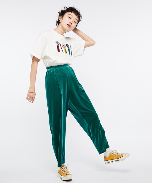 ear PAPILLONNER（イアパピヨネ）の「"PEZ（ペッツ）×ear" Tシャツ　CIRCUS/サーカス（Tシャツ/カットソー・レディース・ブラック/ホワイト・FREE）」の11枚目の写真