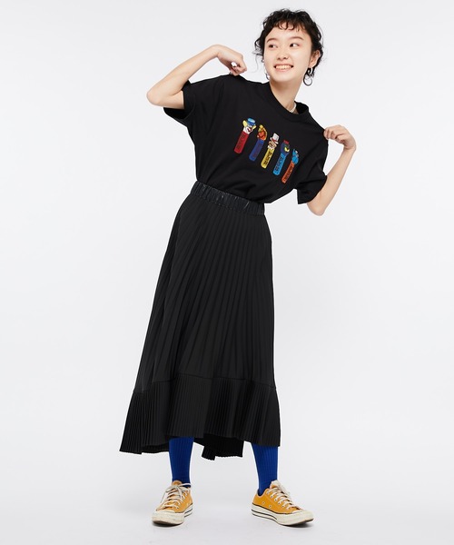 ear PAPILLONNER（イアパピヨネ）の「"PEZ（ペッツ）×ear" Tシャツ　CIRCUS/サーカス（Tシャツ/カットソー・レディース・ブラック/ホワイト・FREE）」の18枚目の写真