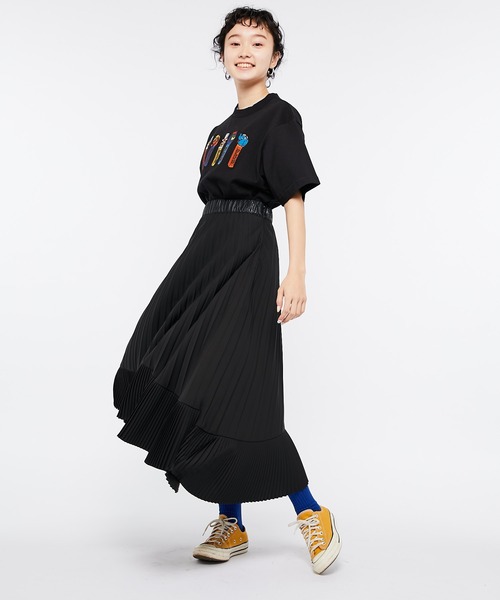 ear PAPILLONNER（イアパピヨネ）の「"PEZ（ペッツ）×ear" Tシャツ　CIRCUS/サーカス（Tシャツ/カットソー・レディース・ブラック/ホワイト・FREE）」の19枚目の写真