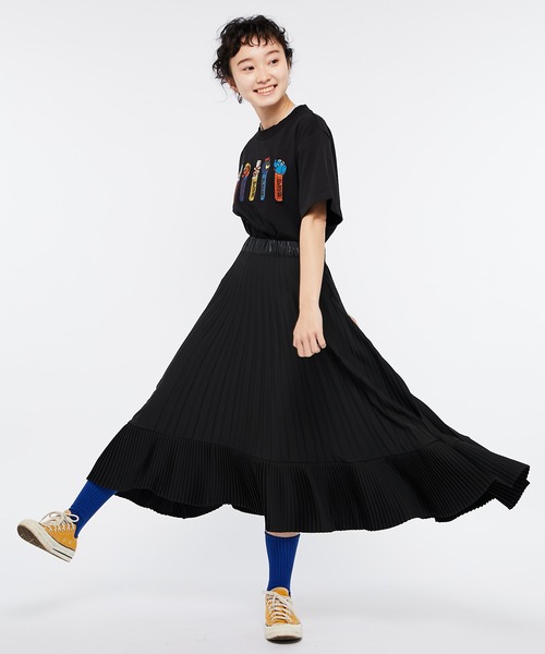 ear PAPILLONNER（イアパピヨネ）の「"PEZ（ペッツ）×ear" Tシャツ　CIRCUS/サーカス（Tシャツ/カットソー・レディース・ブラック/ホワイト・FREE）」の4枚目の写真