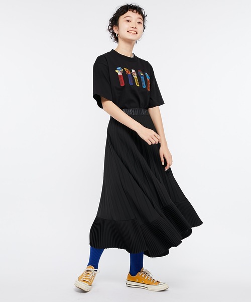 ear PAPILLONNER（イアパピヨネ）の「"PEZ（ペッツ）×ear" Tシャツ　CIRCUS/サーカス（Tシャツ/カットソー・レディース・ブラック/ホワイト・FREE）」の6枚目の写真