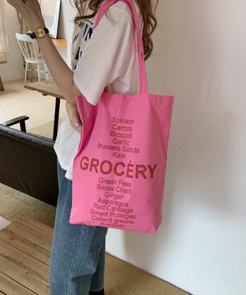 GROCERYロゴトートバッグ（トートバッグ）｜MANGROVE