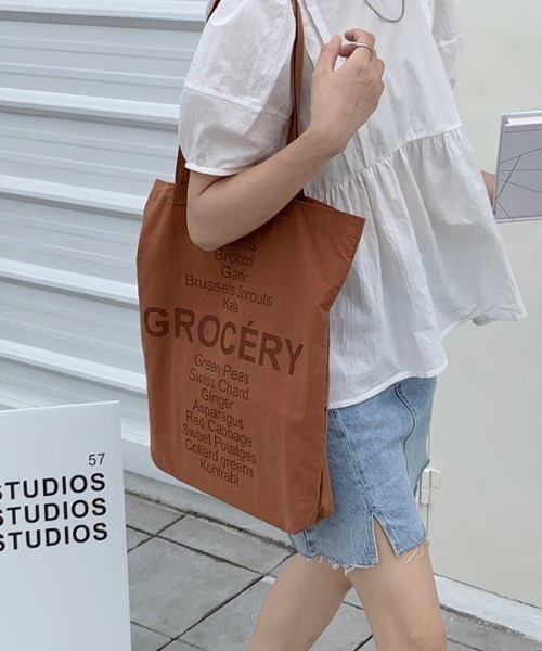 GROCERYロゴトートバッグ（トートバッグ）｜MANGROVE（マングローブ