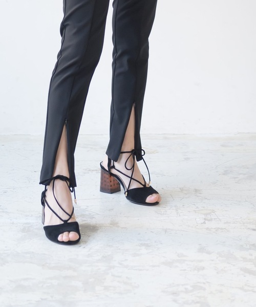 La SRIC（ラスリック）の「La SRIC / センターZIPハイテンションPT（その他パンツ・レディース・ブラック・38）」の8枚目の写真