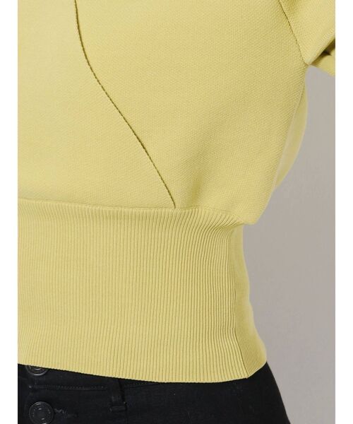 EMODA（エモダ）の「フロントクロストップ（ニット/セーター・レディース・ホワイト/ブラック/イエロー・FREE）」の19枚目の写真
