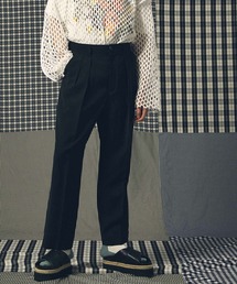 MAISON SPECIAL | 《ユニセックスアイテム》ウールストレートパンツ 【MAISON SPECIAL/メゾンスペシャル】(スラックス)