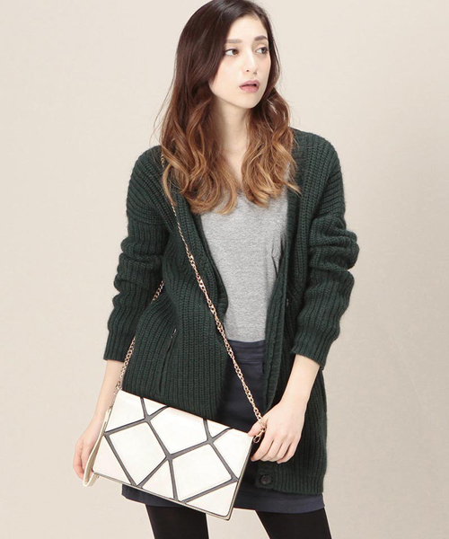 ROSE BUD（ローズバッド）の「(LL ACCESSORIES)クラッチバッグ（クラッチバッグ・レディース・ブラック/クリーム・ONE SIZE）」の4枚目の写真