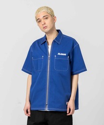 STANDARD LOGO ZIP WORK SHIRT