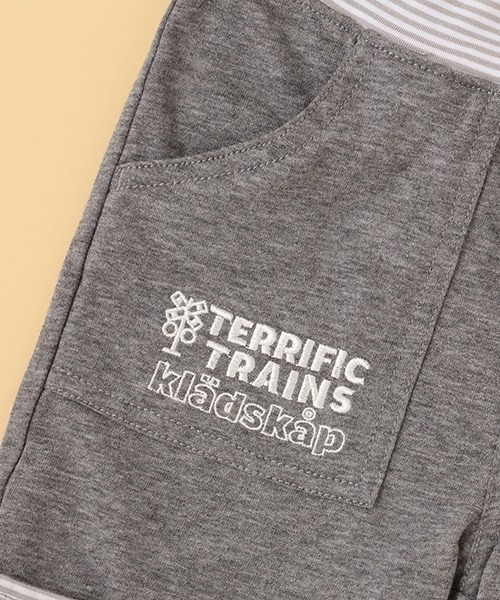 kladskap(クレードスコープ)の「電車刺しゅう5分丈カットパンツ(その他パンツ・キッズ・ブルー/チャコール・80cm/90cm/110cm/100cm/120cm/130cm)」の9枚目の写真
