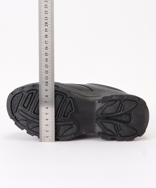 Lace Ladies（レースレディース）の「厚底レースアップラウンドフォルムスニーカー（スニーカー・レディース・ホワイト/アイボリー/ブラック・24/23.5/23/25/24.5/22.5）」の5枚目の写真