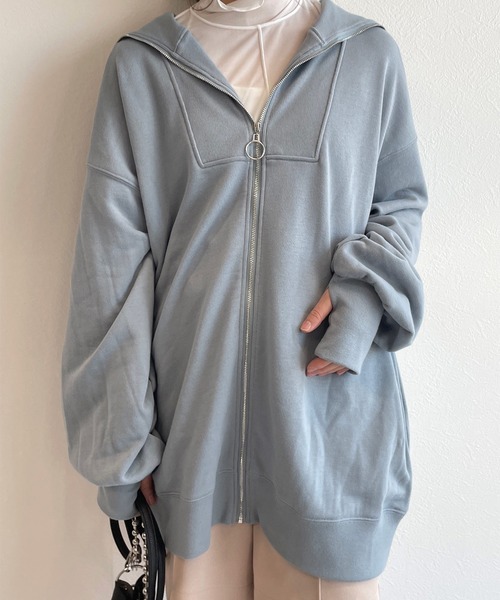 w closet（ダブルクローゼット）の「アウトロックタートルネックプルオーバー（Tシャツ/カットソー・レディース・ブラック/オフホワイト/イエロー系・FREE）」の8枚目の写真