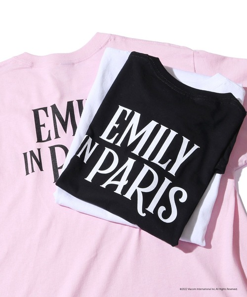 ROOPTOKYO(ループトウキョウ)の「ROOPTOKYO限定:EMILY IN PARIS バックロゴプリントS/S Tee 半袖Tシャツ ロゴT(Tシャツ/カットソー・レディース・ホワイト/ブラック/ライトピンク・L/M/S/XL)」の13枚目の写真