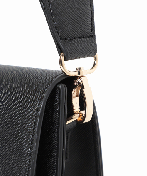 B.C STOCK（ベーセーストック）の「ラインテープショルダー（ショルダーバッグ・レディース・ブラック/アイボリー・FREE）」の14枚目の写真