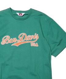 《BEN DAVIS》script logo PRINT TEE