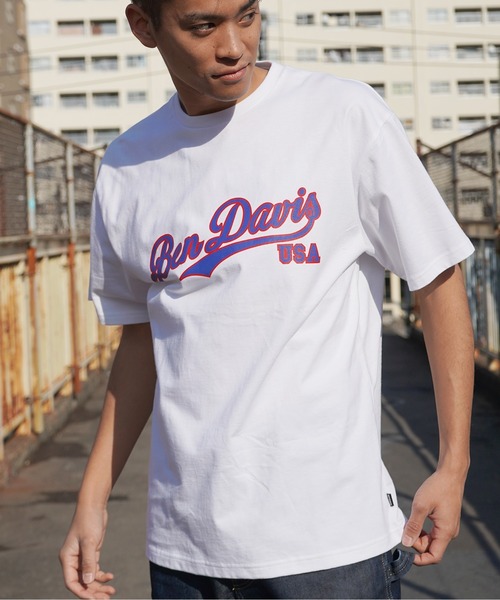 BEN DAVIS(ベンデイビス)の「《BEN DAVIS》script logo PRINT TEE(Tシャツ/カットソー・メンズ・ワインレッド/ブラック/グリーン/ホワイト・MEDIUM/X-LARGE/LARGE/SMALL/XX-LARGE)」の14枚目の写真
