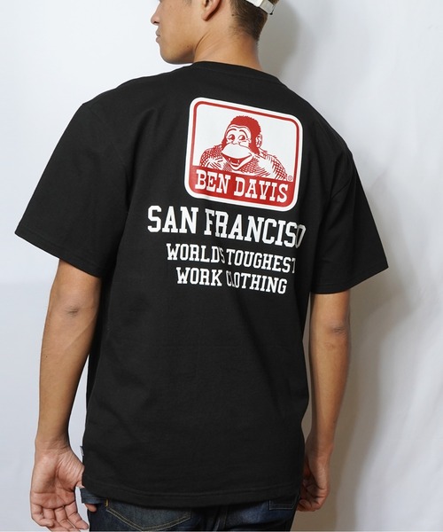 BEN DAVIS(ベンデイビス)の「《BEN DAVIS》script logo PRINT TEE(Tシャツ/カットソー・メンズ・ワインレッド/ブラック/グリーン/ホワイト・MEDIUM/X-LARGE/LARGE/SMALL/XX-LARGE)」の10枚目の写真