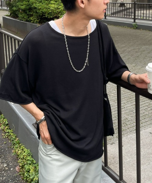 CIAOPANIC(チャオパニック)の「涼しい着心地、アンサンブルタンク付きニット(ニット/セーター・メンズ・ブラック/グレー/ネイビー/イエロー・MEDIUM/LARGE)」の1枚目の写真