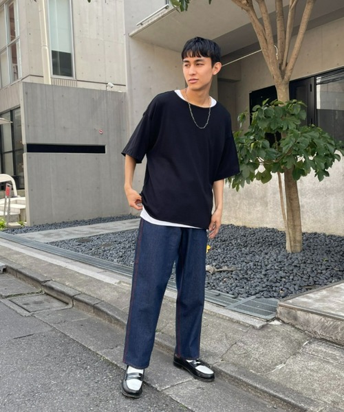 CIAOPANIC(チャオパニック)の「涼しい着心地、アンサンブルタンク付きニット(ニット/セーター・メンズ・ブラック/グレー/ネイビー/イエロー・MEDIUM/LARGE)」の7枚目の写真