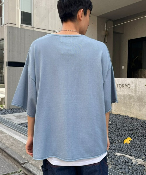 CIAOPANIC(チャオパニック)の「涼しい着心地、アンサンブルタンク付きニット(ニット/セーター・メンズ・ブラック/グレー/ネイビー/イエロー・MEDIUM/LARGE)」の15枚目の写真