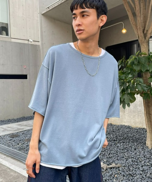 CIAOPANIC(チャオパニック)の「涼しい着心地、アンサンブルタンク付きニット(ニット/セーター・メンズ・ブラック/グレー/ネイビー/イエロー・MEDIUM/LARGE)」の18枚目の写真