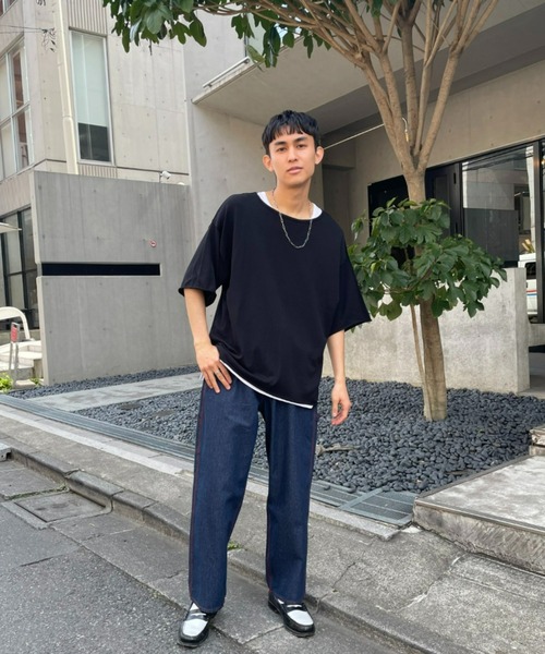 CIAOPANIC(チャオパニック)の「涼しい着心地、アンサンブルタンク付きニット(ニット/セーター・メンズ・ブラック/グレー/ネイビー/イエロー・MEDIUM/LARGE)」の10枚目の写真