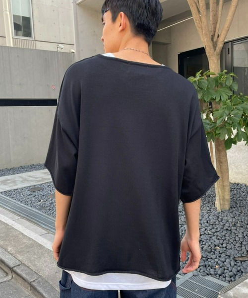 CIAOPANIC(チャオパニック)の「涼しい着心地、アンサンブルタンク付きニット(ニット/セーター・メンズ・ブラック/グレー/ネイビー/イエロー・MEDIUM/LARGE)」の6枚目の写真