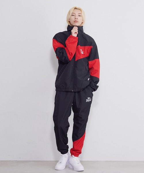 LONSDALE(ロンズデール)の「LONSDALE/ロンズデール リフレクタープリント ポケット付き 裏メッシュ クレイジー切替 ナイロン トレーニングパンツ トラックパンツ(その他パンツ・メンズ・ホワイト/ブラック/ブルーグリーン・LL/M/L)」の14枚目の写真