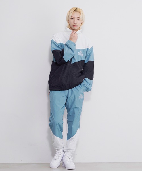 LONSDALE(ロンズデール)の「LONSDALE/ロンズデール リフレクタープリント ポケット付き 裏メッシュ クレイジー切替 ナイロン トレーニングパンツ トラックパンツ(その他パンツ・メンズ・ホワイト/ブラック/ブルーグリーン・LL/M/L)」の21枚目の写真