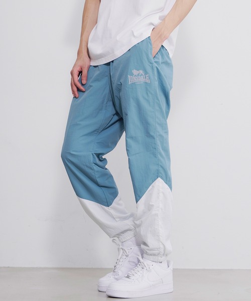 LONSDALE(ロンズデール)の「LONSDALE/ロンズデール リフレクタープリント ポケット付き 裏メッシュ クレイジー切替 ナイロン トレーニングパンツ トラックパンツ(その他パンツ・メンズ・ホワイト/ブラック/ブルーグリーン・LL/M/L)」の18枚目の写真