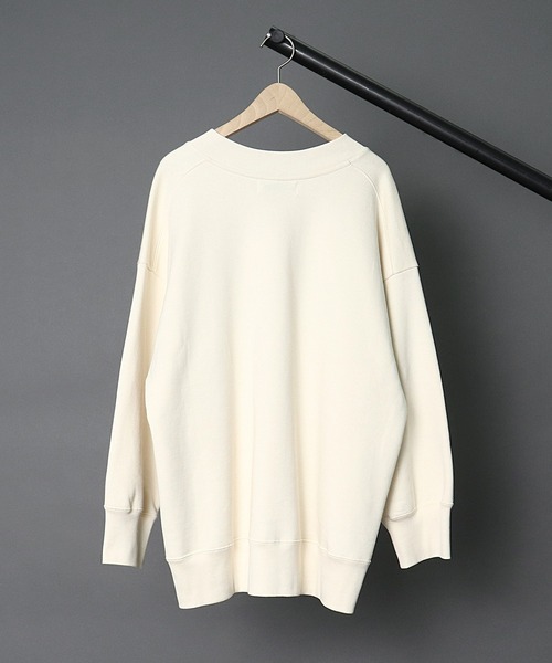 SAYAKADAVIS(サヤカディヴィス)の「【 SAYAKA DAVIS / サヤカデイヴィス 】 V-Neck Sweatshirt / Vネックスウェット(スウェット・レディース・ブラウン/アイボリー・X-SMALL)」の7枚目の写真