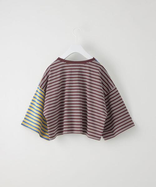 CITEN（シテン）の「＜CITEN（シテン）＞クレイジーパターン ボーダー ショート Tシャツ（Tシャツ/カットソー・レディース・ピンク/ライム/イエロー・FREE）」の21枚目の写真