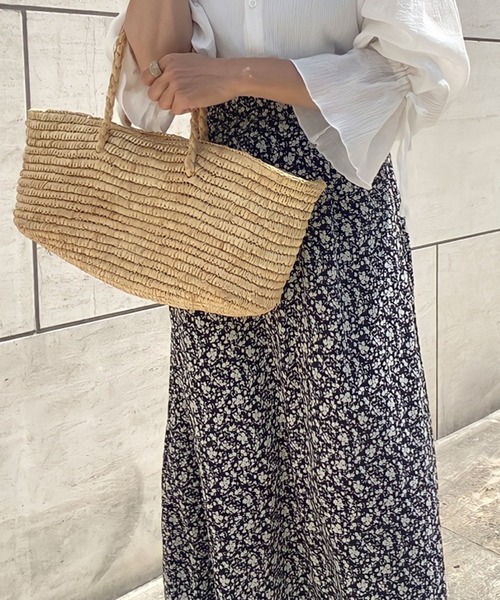 junoah（ジュノア）の「フラワーセミフレアマーメイドスカート（スカート・レディース・ブラック/グリーン系その他・MEDIUM/LARGE/X-LARGE）」の7枚目の写真