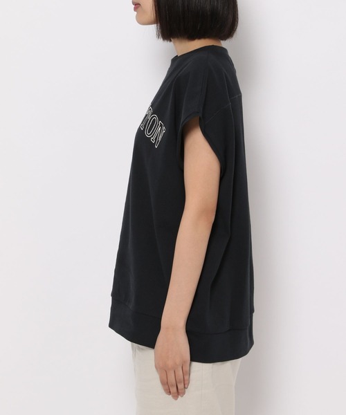 LOWRYS FARM(ローリーズファーム)の「オーバーサイズプリントTシャツ 288952(Tシャツ/カットソー・レディース・ホワイト/チャコールグレー/ブラウン/グレー・FREE)」の14枚目の写真