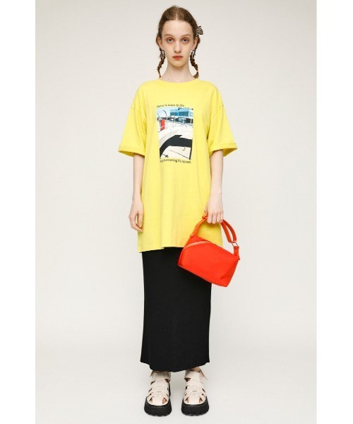 SLY(スライ)の「MELANGE KNIT SK ニット スカート(スカート・レディース・アイボリー/ブラック/グリーン・FREE)」の14枚目の写真