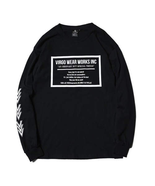VIRGOwearworks(ヴァルゴウェアワークス)の「SQUARE(Tシャツ/カットソー・メンズ・ホワイト/ブラック・2/4/3/5)」の2枚目の写真