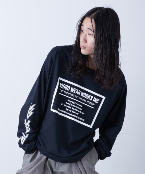 VIRGOwearworks(ヴァルゴウェアワークス)の「SQUARE(Tシャツ/カットソー・メンズ・ホワイト/ブラック・2/4/3/5)」の5枚目の写真