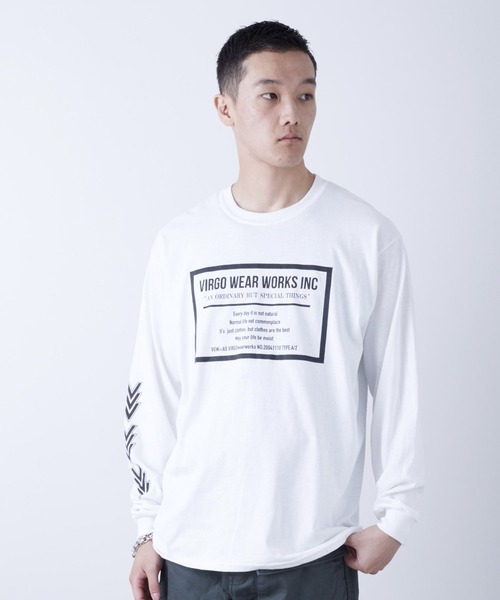 VIRGOwearworks(ヴァルゴウェアワークス)の「SQUARE(Tシャツ/カットソー・メンズ・ホワイト/ブラック・2/4/3/5)」の8枚目の写真