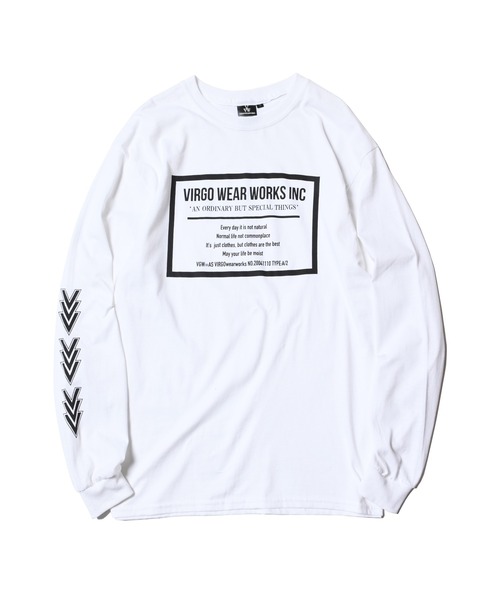 VIRGOwearworks(ヴァルゴウェアワークス)の「SQUARE(Tシャツ/カットソー・メンズ・ホワイト/ブラック・2/4/3/5)」の7枚目の写真