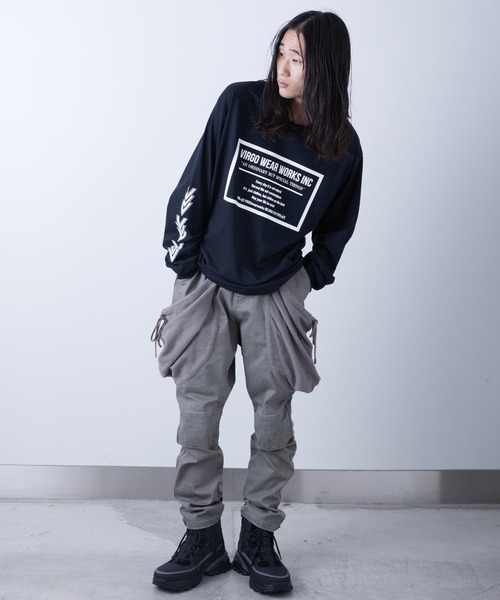 VIRGOwearworks(ヴァルゴウェアワークス)の「SQUARE(Tシャツ/カットソー・メンズ・ホワイト/ブラック・2/4/3/5)」の4枚目の写真