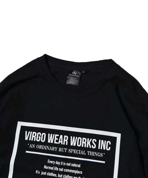VIRGOwearworks(ヴァルゴウェアワークス)の「SQUARE(Tシャツ/カットソー・メンズ・ホワイト/ブラック・2/4/3/5)」の15枚目の写真