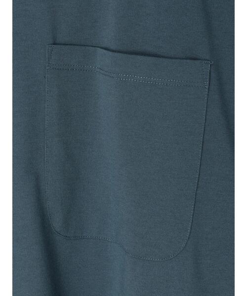 CRAFT STANDARD BOUTIQUE（クラフトスタンダードブティック）の「PKTチュニック　＊（Tシャツ/カットソー・レディース・ブラック/グレー/オフホワイト・FREE）」の18枚目の写真